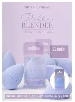 Esponja de Maquiagem Chanfrada Bella Blender Bella Femme - Portal Make