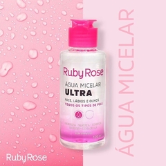 Agua Micelar Ultra 120 ML Ruby Rose Pele Limpa - Portal Make