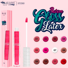 Batom Gloss Látex Cores Max Love