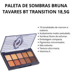 BT Transitions Paleta de Sombras - Bruna Tavares - comprar online