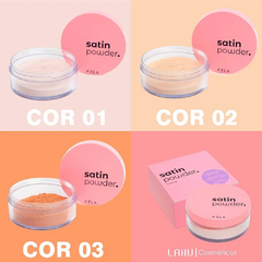 Pó Solto Satin Powder Vizzela acabamento Acetinado 9g - comprar online