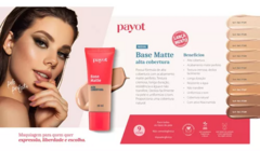 Base Matte Payot Alta Cobertura 30 Ml Escolha A Sua Cor - Portal Make