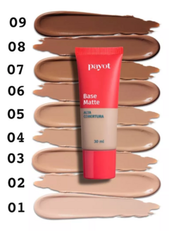 Base Matte Payot Alta Cobertura 30 Ml Escolha A Sua Cor - comprar online