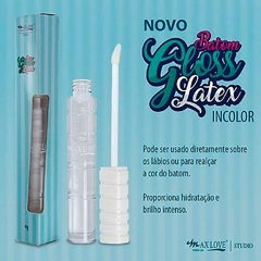 Batom Gloss Látex Incolor Max Love - loja online