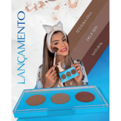 Paleta Trio De Contorno Facial Maquiagem Phállebeauty - Portal Make