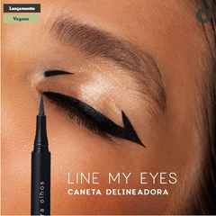 Imagem do Caneta Delineadora Preta - Line My Eyes Océane Edition 1,2ml