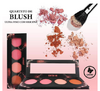 Quarteto De Blush Ludurana Ultra Fino Com Silicone