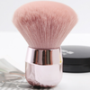 Pincel De Maquiagem Facial Pó Blush Base Rosa Kabuki