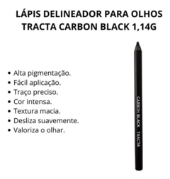 Lápis Delineador Para Olhos Tracta Carbon Black 1,2 - comprar online