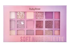 PALETA DE SOMBRAS SOFT NUDE FEELS - RUBY ROSE