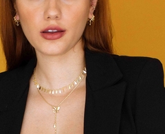 CHOKER GOTAS LISAS BANHADO EM OURO 18K - comprar online