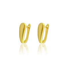 Brinco estilo gota banhado em ouro 18k