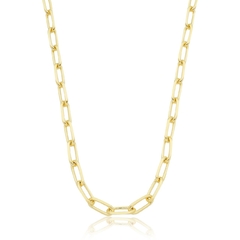 COLAR LONGO ELOS CARTIER BANHADO EM OURO 18K