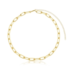 CHOKER ELOS CARTIER BANHADO EM OURO 18K