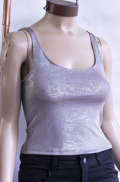 Musculosa Básica Vintage Foil