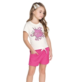 CONJUNTO BLUSA COM SHORTS LOVELY 022