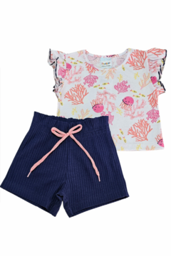 CONJUNTO CROPPED FUNDO DO MAR