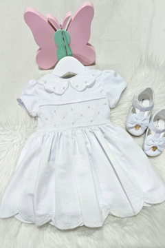 VESTIDO CASINHA DE ABELHA BRANCO