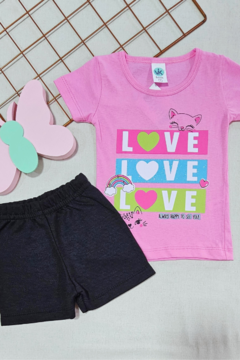 CONJUNTO LOVE MENINA - comprar online