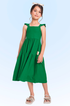 VESTIDO TRÊS MARIAS VERDE