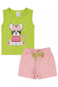 CONJUNTO LOVE DOG BABY - comprar online