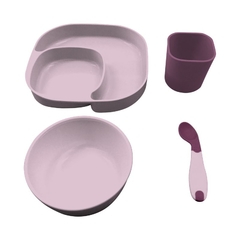 KIT ALIMENTACAO 4 EM 1 COLORS ROSE