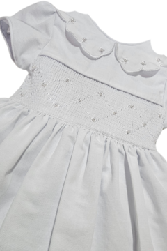 VESTIDO CASINHA DE ABELHA BRANCO - Pingo de Gente Baby-Cupom: PRIMEIRACOMPRA