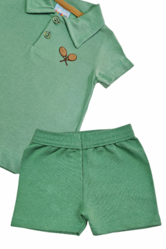 CONJUNTO POLO KIDS - Pingo de Gente Baby-Cupom: PRIMEIRACOMPRA