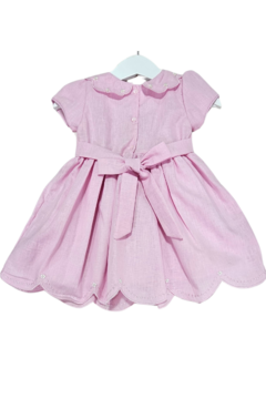 VESTIDO CASINHA DE ABELHA ROSA - Pingo de Gente Baby-Cupom: PRIMEIRACOMPRA