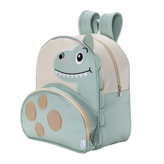 MOCHILA KIDS DINO VERDE MALVA - comprar online