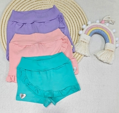 SHORT SAIA COTTON-30170 - Pingo de Gente Baby-Cupom: PRIMEIRACOMPRA