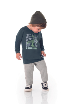 CONJUNTO T-REX KIDS AZUL