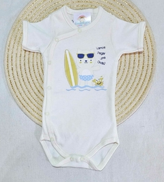 BODY KIMONO PEIXINHO - Pingo de Gente Baby-Cupom: PRIMEIRACOMPRA