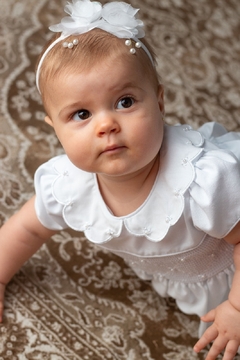 VESTIDO CASINHA DE ABELHA BRANCO na internet