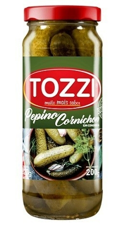 Pepino em conserva Tozzi 200g