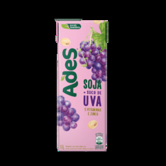 Bebida à Base de Soja Uva Ades 1L