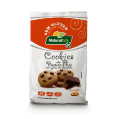 Cookies baunilha com gotas de chocolate NaturalLife 180g