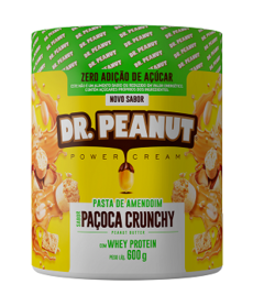 Pasta de amendoim Paçoca com Whey Protein Dr Peanut 600g