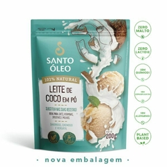 Leite de coco em pó Santo Óleo 200g