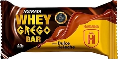 Whey Grego Bar Doce de leite havana Nutrata