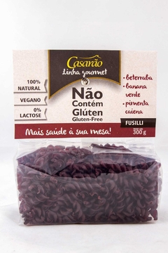 Massa Casarão- massa fusilli de beterraba 300g