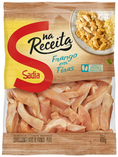 Peito de frango em tiras 400g Sadia