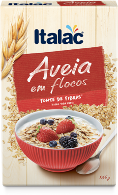 Aveia em flocos Italac 165g