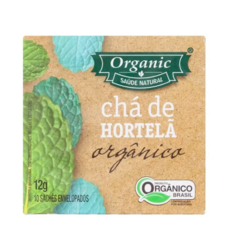 Chá de hortelã Organic 10 sachês