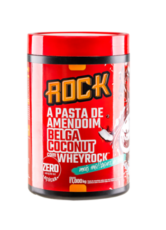 Pasta de amendoim coco belga 1kg Rock