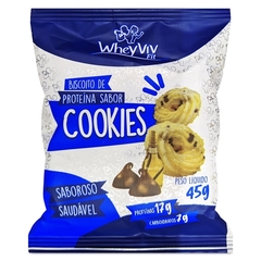 Biscoito de proteína sabor cookies 45g WheyViv Fit