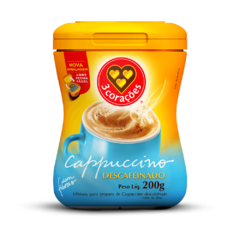 Cappuccino Descafeinado 3 Corações 200g