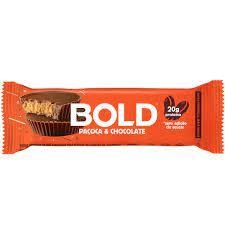 Barra de paçoca e chocolate Bold Bar 60g