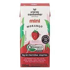 Mini Bebida de castanha de caju/Morango a tal da castanha 200ml