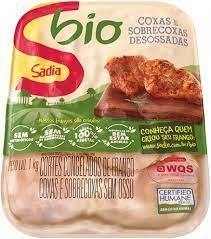 Coxa e sobrecoxa desossada 1kg Sadia